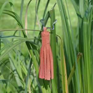 porte-clé-pompon-en-cuir-pailleté-fabriqué-en-france-la-cartabliere-clés-élégant