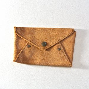 Mini Enveloppe en Cuir Pailleté