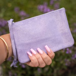 dragopnnière, pochette, porte monnaie, rectangulaire, en cuir pailleté, cuir métallisé, cuir fantaisie, la cartablière, fabriqué en france, fabriqué en Occitanie