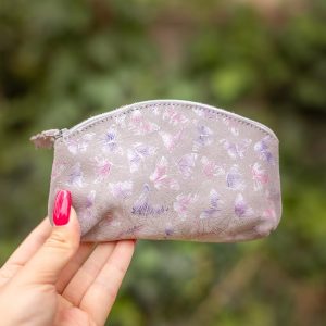 midi trousse a trésors en cuir pailleté - la cartablière