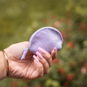 Rikiki trousse à secrets en cuir pailleté
