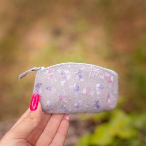 mini trousse à trésors, petites trousse en cuir, fabriqué en france, fabriqué en Occitanie, la cartablière, cuir, cuir pailleté, cuir fantaisie, porte-monnaie