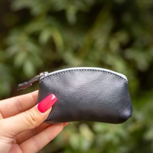 mini trousse à trésors, petites trousse en cuir, fabriqué en france, fabriqué en Occitanie, la cartablière, cuir, cuir pailleté, cuir fantaisie, porte-monnaie