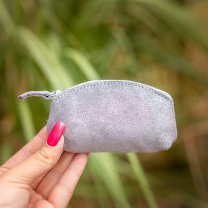 mini trousse à trésors, petites trousse en cuir, fabriqué en france, fabriqué en Occitanie, la cartablière, cuir, cuir pailleté, cuir fantaisie, porte-monnaie