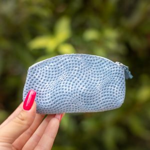 mini trousse à trésors, petites trousse en cuir, fabriqué en france, fabriqué en Occitanie, la cartablière, cuir, cuir pailleté, cuir fantaisie, porte-monnaie