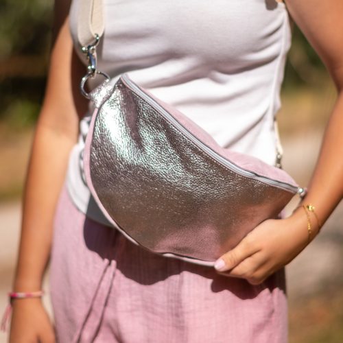 midi-sac-banane-banana-cuirs-pailletes-cuirs-fantaisies-paillette-tendance-banane-en-cuirs-la-cartablière-banane à paillette-made-in-france-fabriqué-en-france