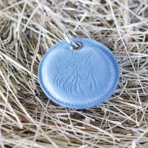 porte-clés-cheval cavalière cavalier la cartablière la cavalière à paillettes cuir pailleté fabriqué en france poney accessoire cuir fantaisie