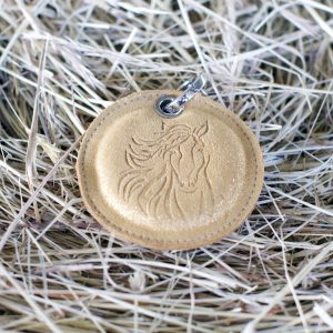 porte-clés-cheval cavalière cavalier la cartablière la cavalière à paillettes cuir pailleté fabriqué en france poney accessoire cuir fantaisie