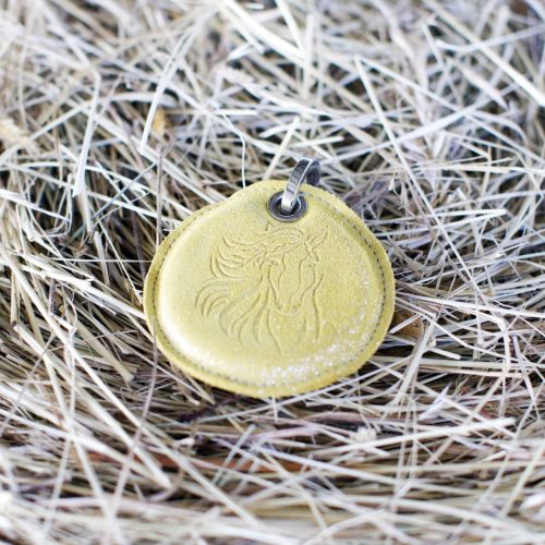 porte-clés-cheval cavalière cavalier la cartablière la cavalière à paillettes cuir pailleté fabriqué en france poney accessoire cuir fantaisie