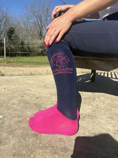 chaussette-équitation-la-cavaliere-a-paillettes-cavaliere