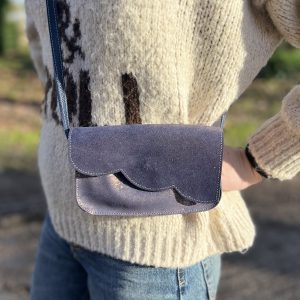 pochette fleurs, pochette téléphone, soirée, la cartablière, made in france, fabriqué en France, la cartablière, paillettes, cuir pailleté, cuir fantaisie, femme, sac, sac bandoulière