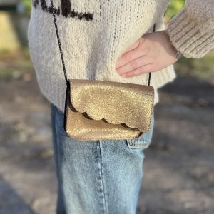 pochette fleurs, pochette téléphone, soirée, la cartablière, made in france, fabriqué en France, la cartablière, paillettes, cuir pailleté, cuir fantaisie, femme, sac, sac bandoulière